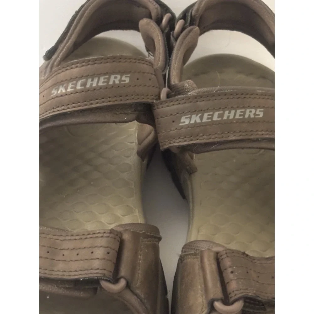 Sketcher Sandals Tresman Garbo Men's Brown Strapped  Slingback 11 Outdoor Hiking